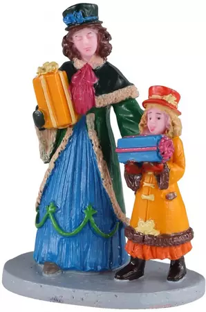 Lemax shopping for surprises kerstdorp figuur type 2 2020