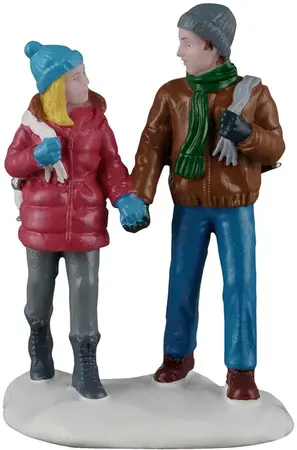 Lemax skating date kerstdorp figuur type 2 Vail Village 2026