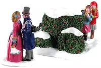 Lemax skating romance s/2 kerstdorp tafereel Caddington Village 2020 - afbeelding 1