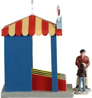Lemax skee ball game verlicht kerstdorp tafereel Carnival 2025 - afbeelding 3
