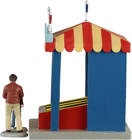 Lemax skee ball game verlicht kerstdorp tafereel Carnival 2025 - afbeelding 4