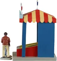 Lemax skee ball game verlicht kerstdorp tafereel Carnival 2025 - afbeelding 4