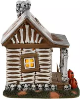 Lemax skeleton cottage verlicht tafereel Spooky Town 2023 - afbeelding 2