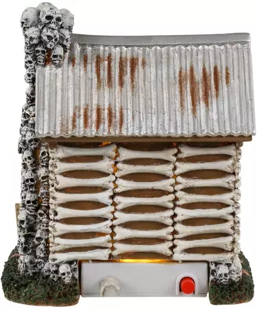 Lemax skeleton cottage verlicht tafereel Spooky Town 2023 - afbeelding 4