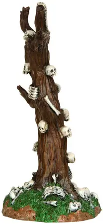 Lemax skeleton tree tafereel Spooky Town 2013 - afbeelding 4