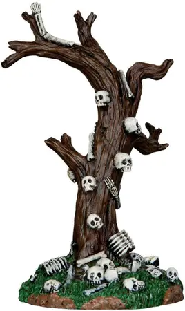 Lemax skeleton tree tafereel Spooky Town 2013 - afbeelding 1