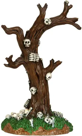 Lemax skeleton tree tafereel Spooky Town 2013 - afbeelding 3