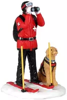 Lemax ski patrol kerstdorp figuur type 2 Vail Village 2021
