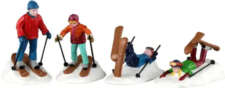 Lemax ski school lessons kerstdorp figuur type 6 Vail Village 2026