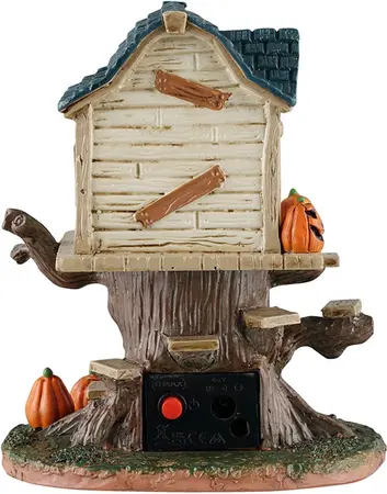Lemax skull tree house verlicht huisje Spooky Town 2026 - afbeelding 4