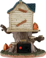 Lemax skull tree house verlicht huisje Spooky Town 2026 - afbeelding 4