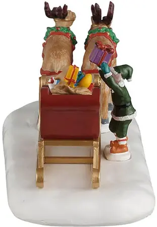 Lemax sled of toys kerstdorp tafereel Santa's Wonderland 2026 - afbeelding 3