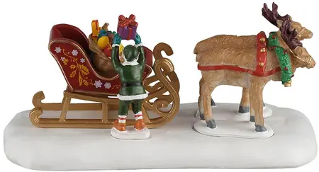 Lemax sled of toys kerstdorp tafereel Santa's Wonderland 2026 - afbeelding 4