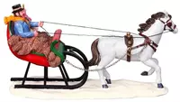 Lemax sleigh ride kerstdorp tafereel Caddington Village 2006 - afbeelding 3