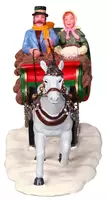 Lemax sleigh ride kerstdorp tafereel Caddington Village 2006 - afbeelding 2
