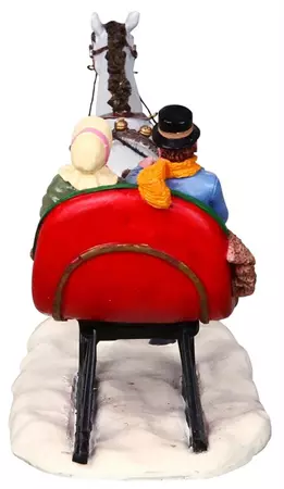 Lemax sleigh ride kerstdorp tafereel Caddington Village 2006 - afbeelding 4