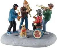 Lemax small jazz band kerstdorp tafereel Caddington Village 2025 - afbeelding 2