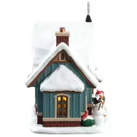 Lemax snow day! verlicht kersthuisje Caddington Village 2018 - afbeelding 3