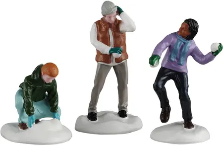 Lemax snowball fight kerstdorp figuur type 3 2026