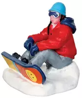 Lemax snowboarding breather kerstdorp figuur type 1 Vail Village 2014