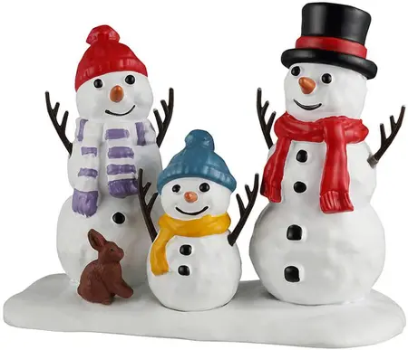 Lemax snowman family kerstdorp figuur type 4 Santa's Wonderland 2026