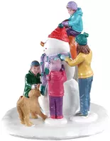Lemax snowman teamwork kerstdorp tafereel Vail Village 2020 - afbeelding 3