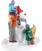 Lemax snowman teamwork kerstdorp tafereel Vail Village 2020 - afbeelding 2
