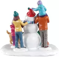 Lemax snowman teamwork kerstdorp tafereel Vail Village 2020 - afbeelding 4