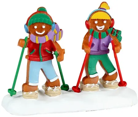 Lemax snowshoe walkers kerstdorp figuur type 3 Sugar 'N' Spice 2024