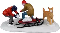 Lemax snowy ammo operation kerstdorp tafereel Vail Village  2022