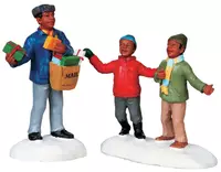 Lemax special delivery s/2 kerstdorp figuur type 3 Caddington Village  2009