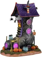 Lemax spiderweb manor verlicht huisje Spooky Town 2026