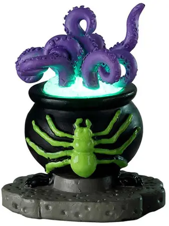 Lemax spooky cauldron verlichte accessoire Spooky Town 2022