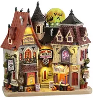 Lemax spooky days ahead verlichte facade Spooky Town 2025
