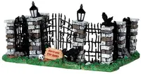 Lemax spooky iron gate and fence s/5 accessoire Spooky Town 2013