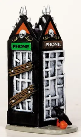 Lemax spooky phonebooth accessoire Spooky Town 2014 - afbeelding 2