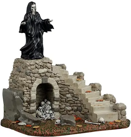 Lemax spooky staircase tafereel Spooky Town 2025