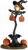 Lemax spooky time street light verlichte boom Spooky Town 2025