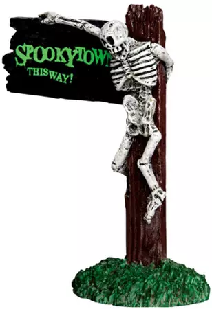 Lemax spookytown this way accessoire Spooky Town 2014
