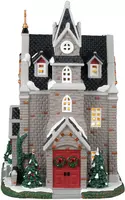 Lemax st. luke's church verlichte kersthuisje Caddington Village 2023 - afbeelding 3