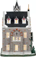 Lemax st. luke's church verlichte kersthuisje Caddington Village 2023 - afbeelding 2