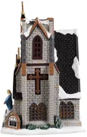 Lemax st. matthew's church verlichte kersthuisje Caddington Village 2019 - afbeelding 2