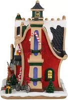 Lemax st. nick's elf academy verlicht kersthuisje Santa's Wonderland 2020 - afbeelding 3