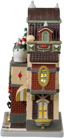 Lemax st. nick's wooden shoe shop verlicht kersthuisje Caddington Village 2023 - afbeelding 3