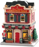Lemax star of wonder christmas shop verlicht kersthuisje Caddington Village 2020 - afbeelding 3