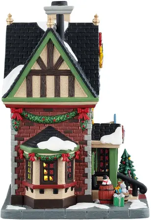 Lemax stocking stuffer gifts verlicht kersthuisje Caddington Village 2025 - afbeelding 3