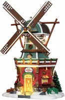 Lemax stony brook windmill verlicht kersthuisje Vail Village 2012