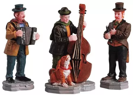 Lemax streetside trio s/3 kerstdorp figuur type 3 2005