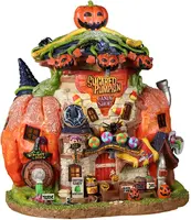 Lemax sugared pumpkin candy shoppe verlicht huisje Spooky Town 2022 - afbeelding 1