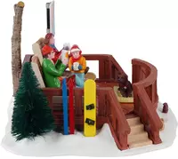 Lemax sun on the slopes kerstdorp tafereel Vail Village  2021 - afbeelding 3